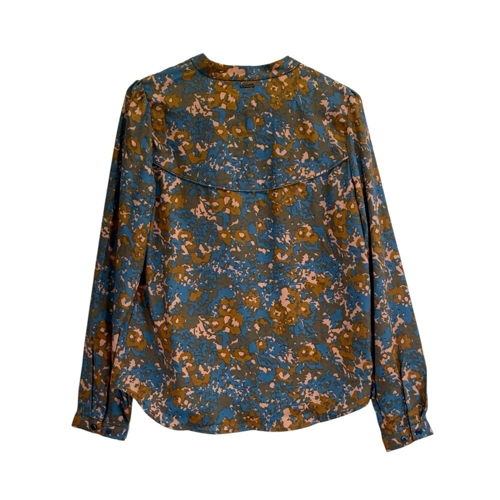 Prana Floral Tunic - Blue and Brown Size XS - Picture 8 of 12